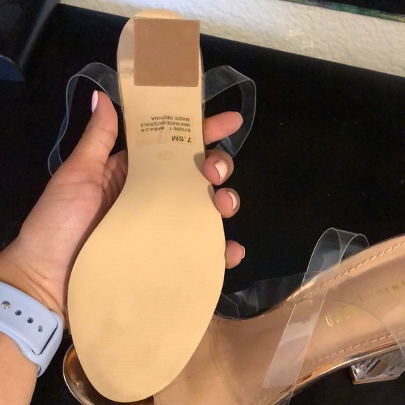 Fashion Nova Shoes | Clear Wrap Around Fashion Nova Heels | Poshmark